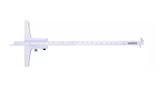 ASIMETO Штангенглубиномер нониусный с двойным крюком 0,05 мм, 0—200 мм