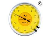 ASIMETO Индикатор часового типа 0,01 мм, 0-1 мм, 0-100 с горизонтальным расположением шкалы