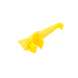 ROSSVIK Накладка пластиковая на ш/м головку длинная желтая, защелкивающаяся на ролик