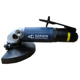 GARWIN Пневматическая углошлифовальная машинка c рычажным включателем, 125 мм, 12000 об/мин., 1,2 л