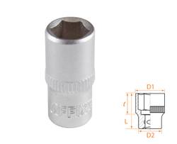 AFFIX Головка торцевая стандартная шестигранная 1/4", 08 мм